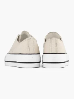 Beige Canvas Sneaker