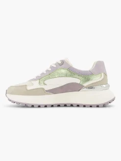 Beige Chunky Sneaker Glitter