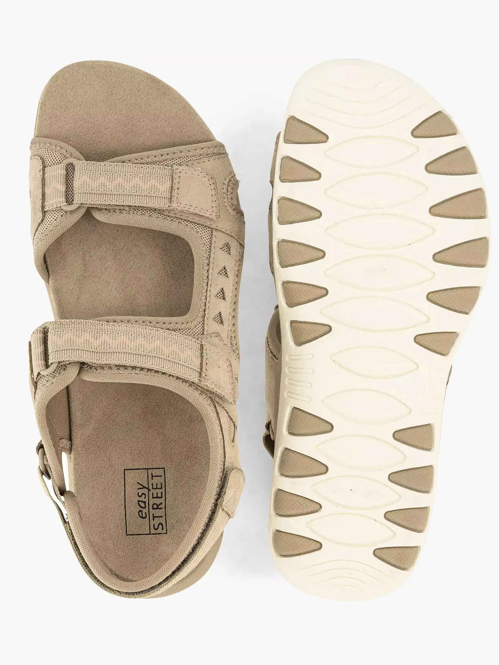 Beige Comfort Sandaal