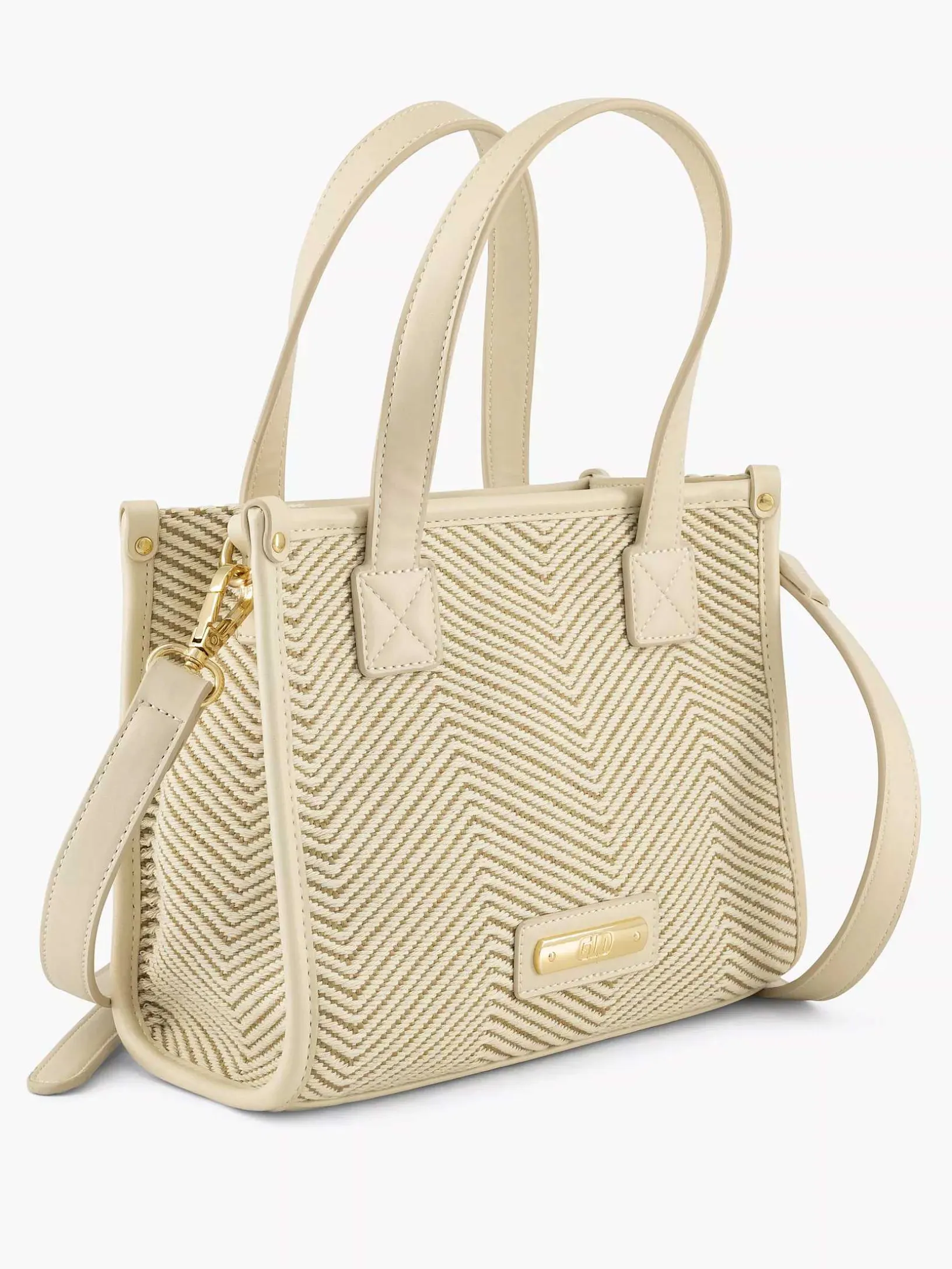 Beige Handtas