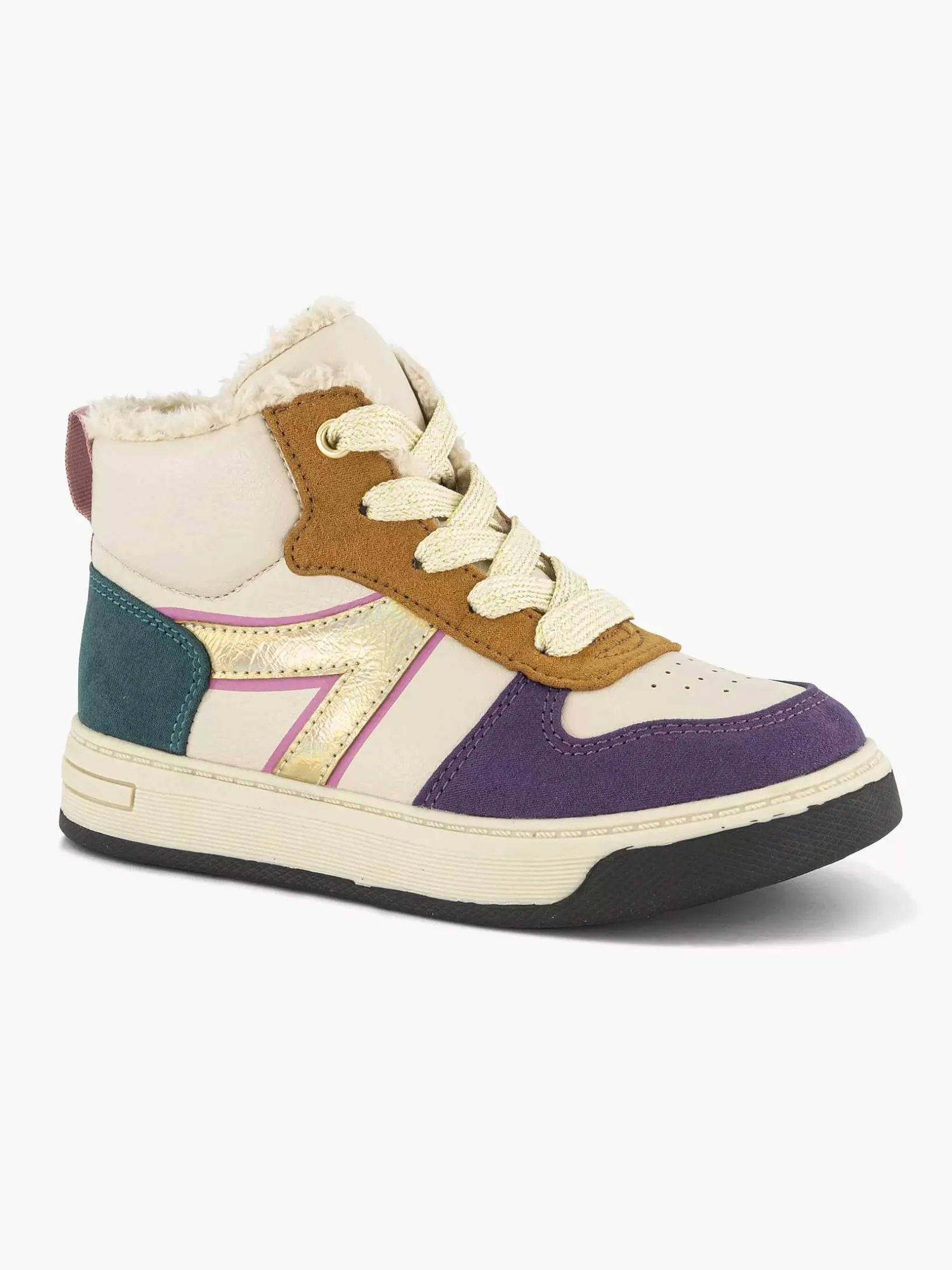 Beige Hoge Sneaker