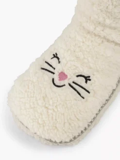 Beige Huissok Teddy