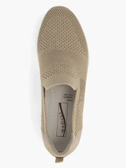 Beige Instap Comfort Sneaker Knitted