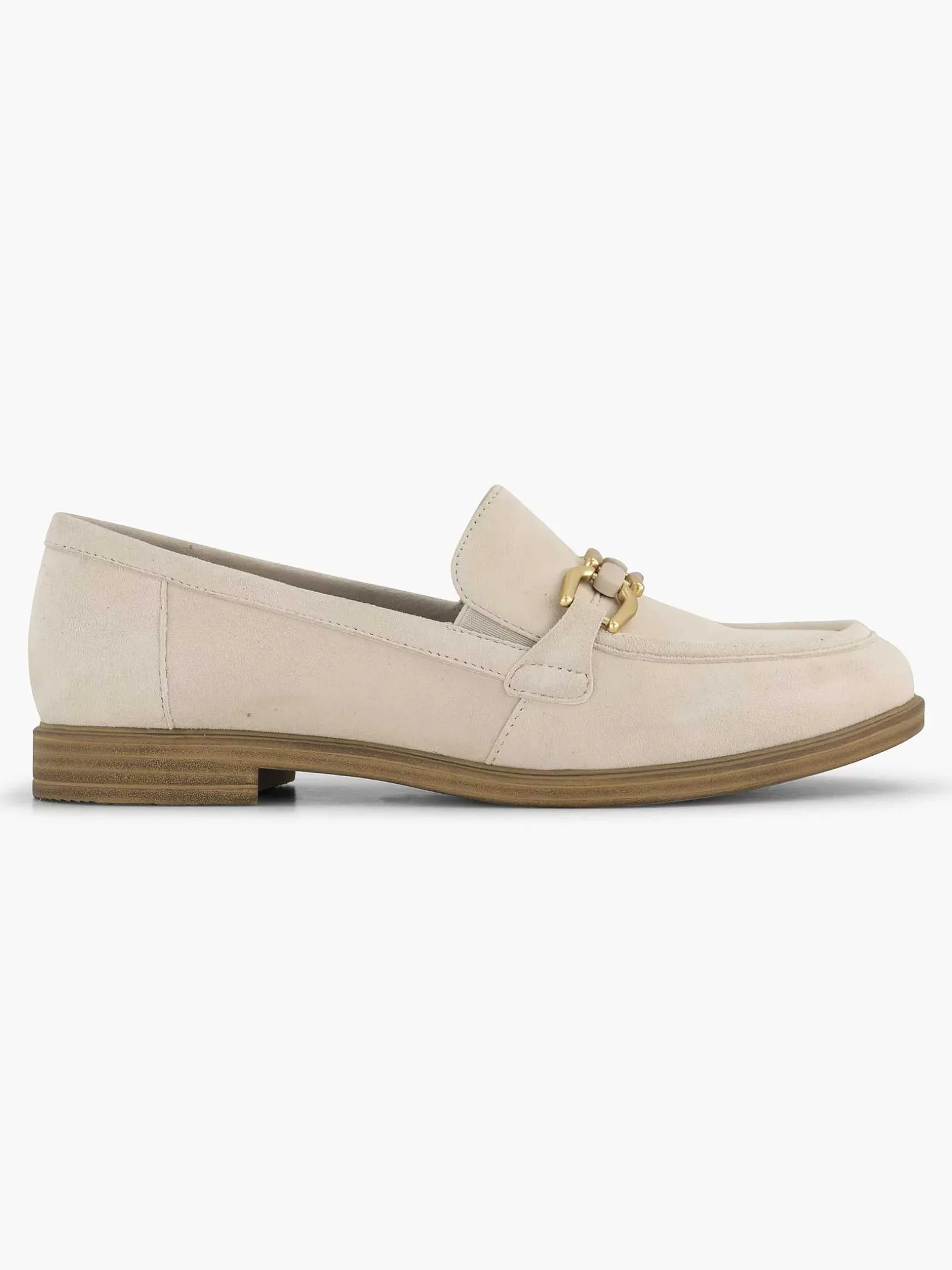 Beige Leren Instapper