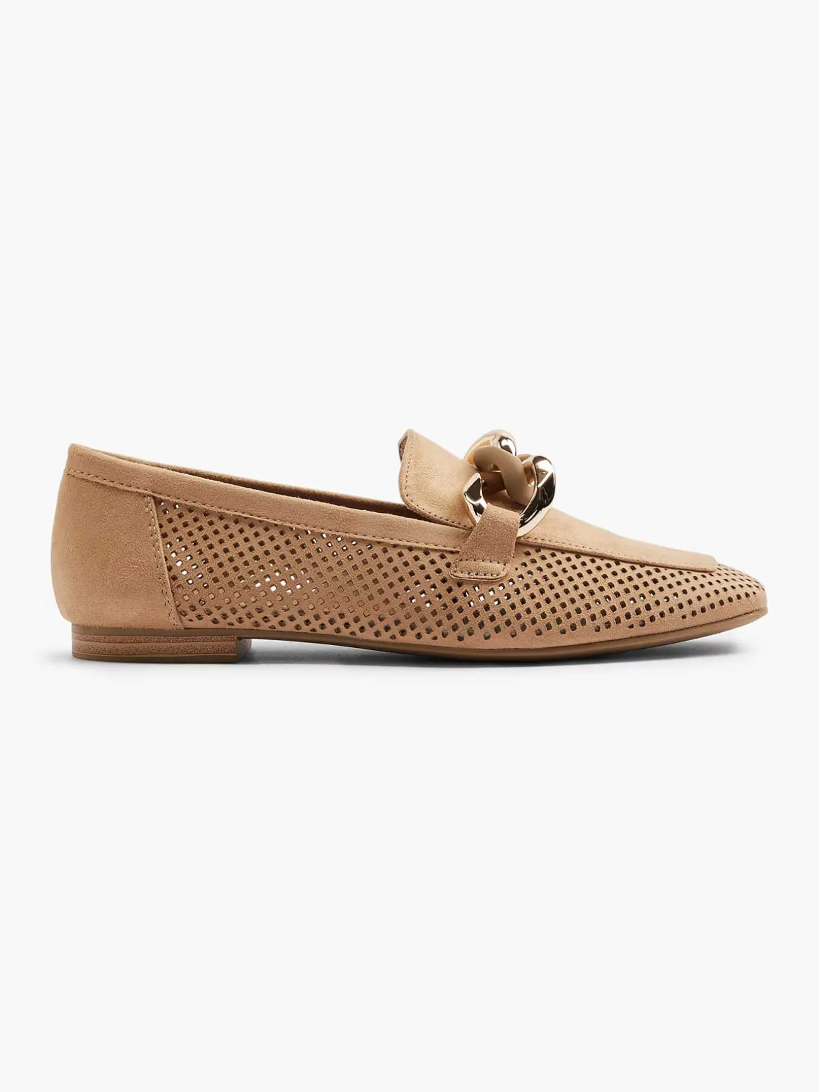 Beige Loafer Sierketting