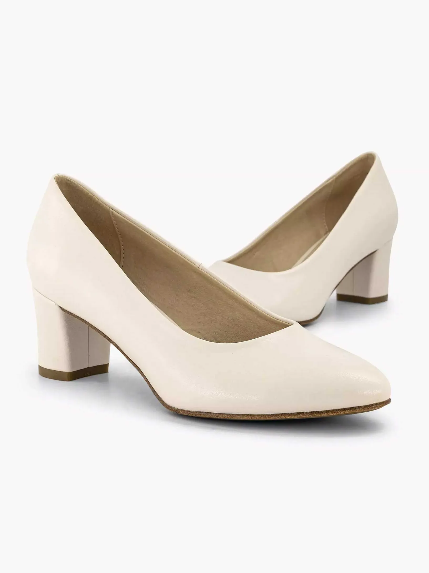 Beige Pump Blokhak