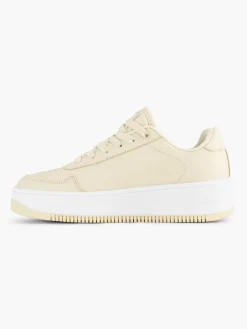 Beige Rebound Platform Low