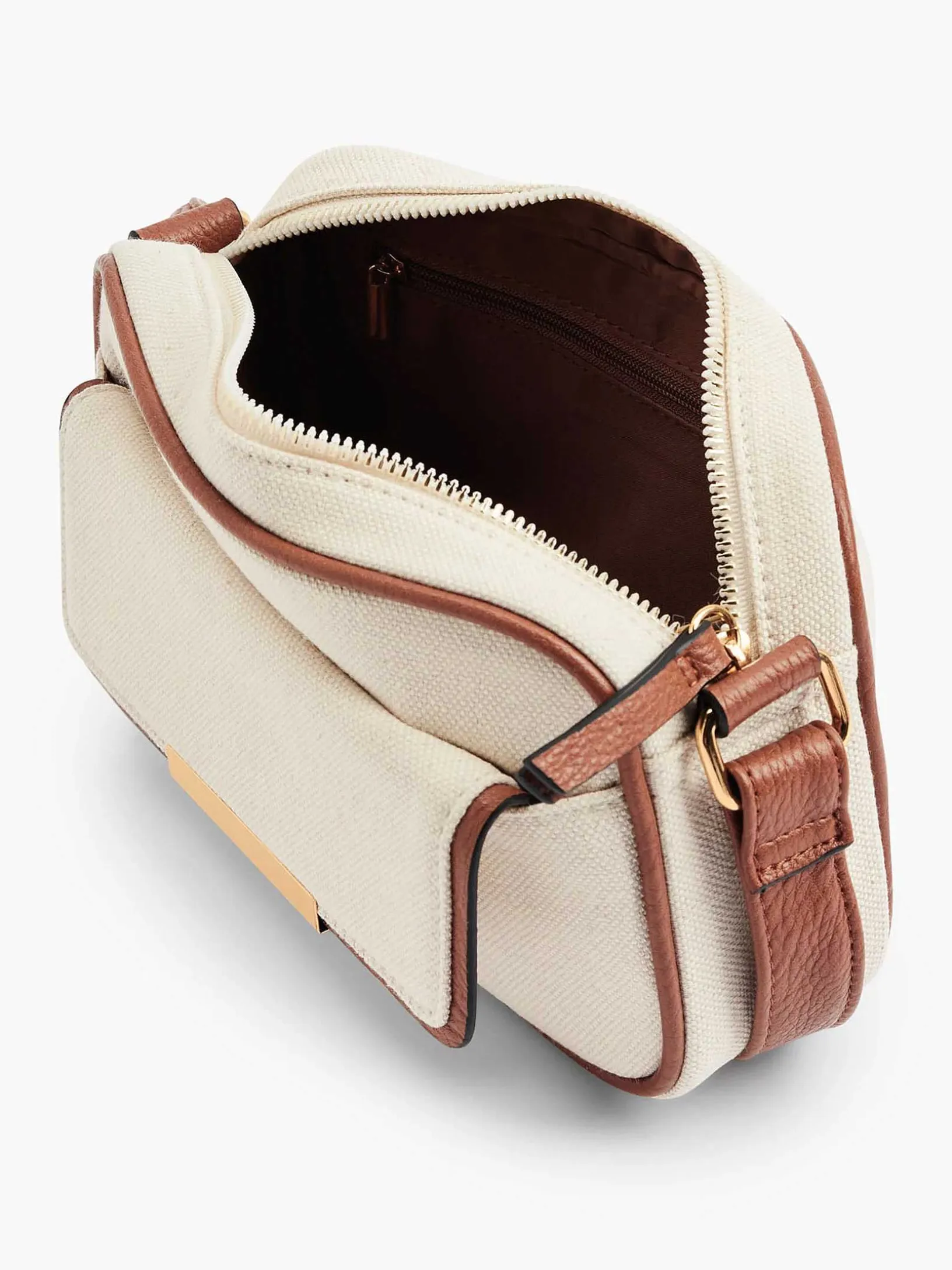 Beige Schoudertas