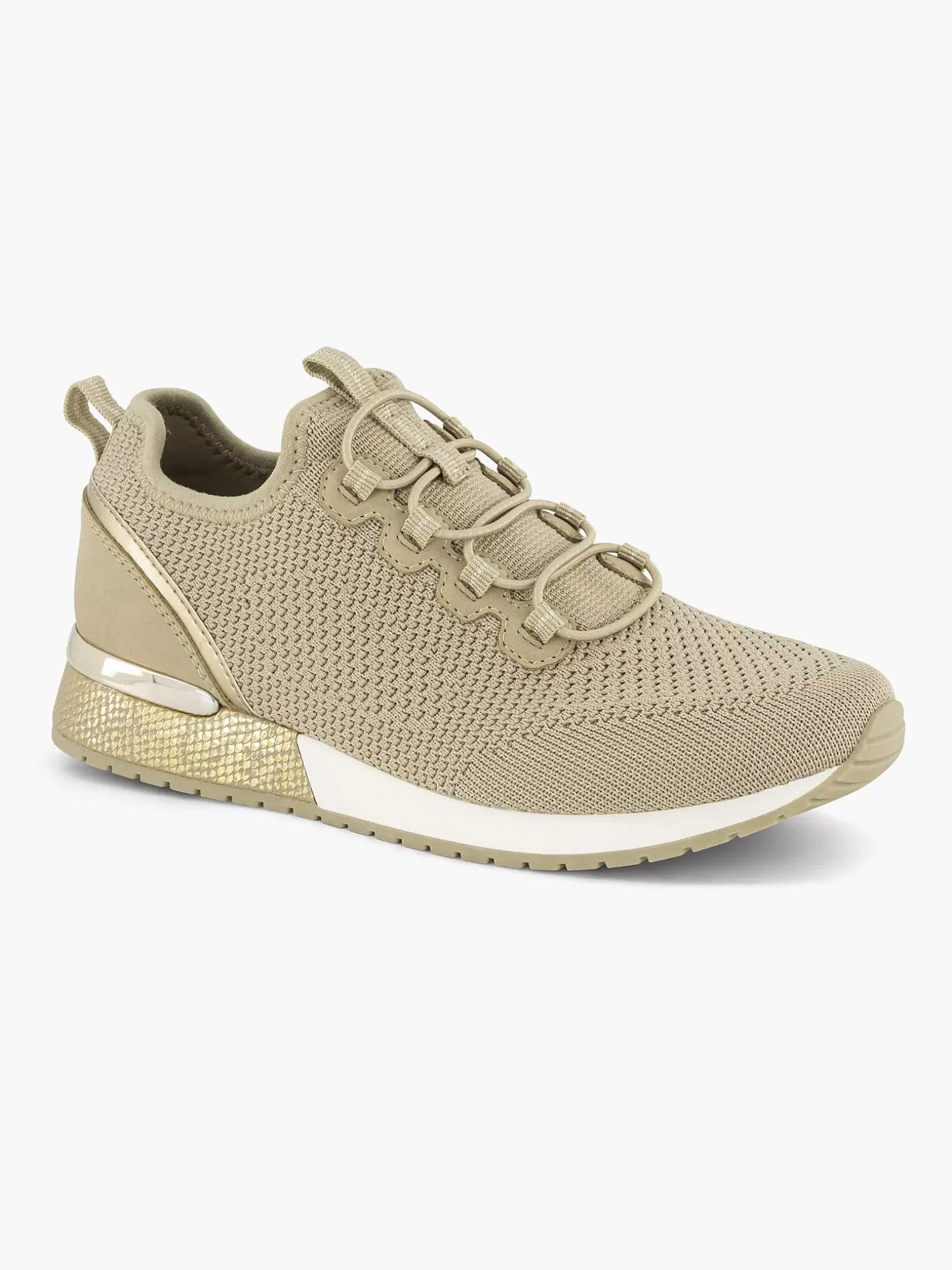 Beige Sneaker Instapper