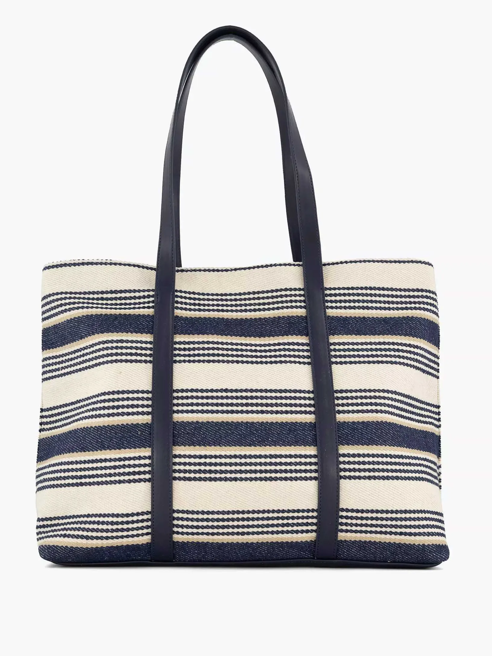 Blauw/ Witte Strandtas
