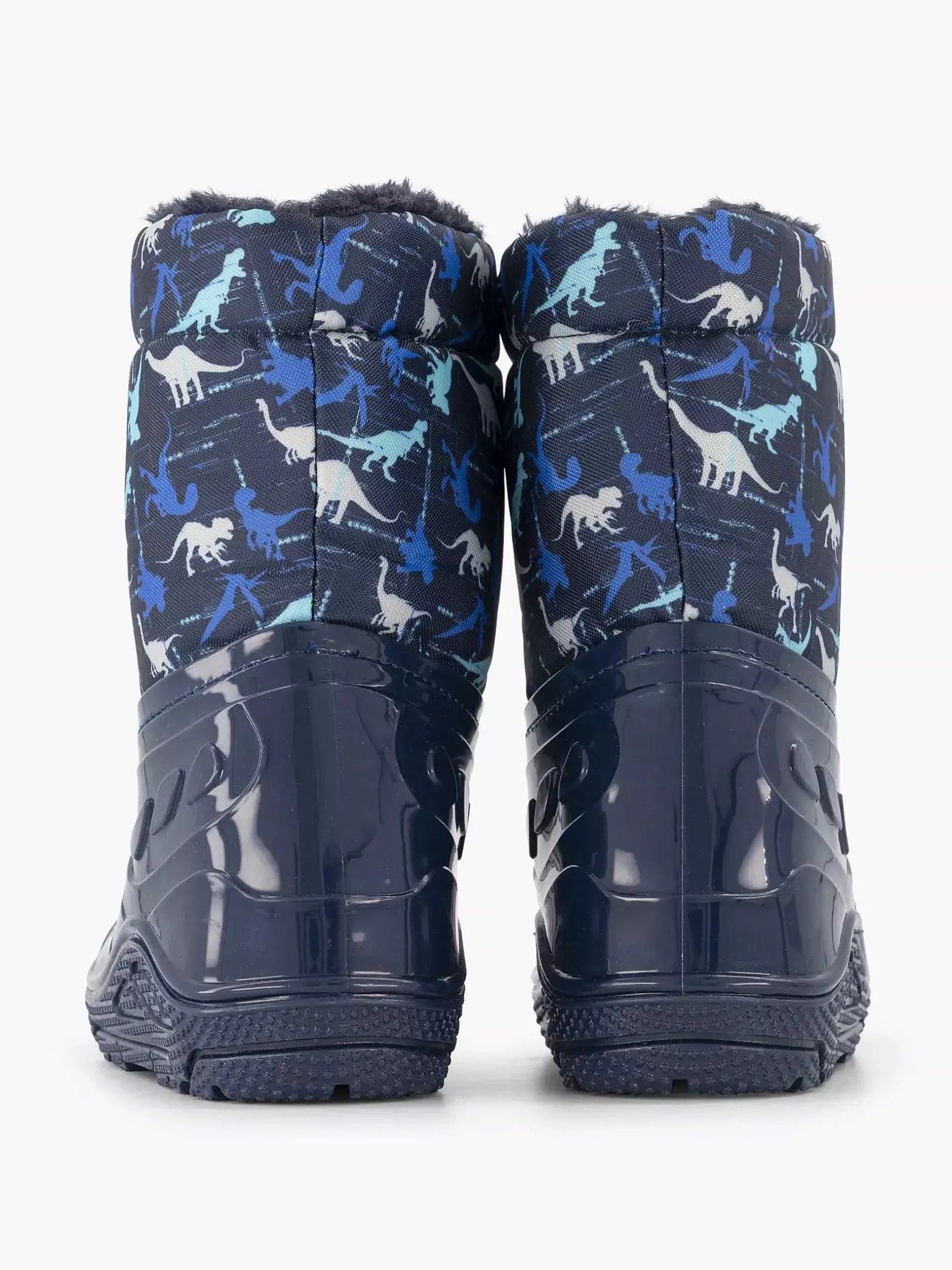 Blauwe Regenlaars Dino Gevoerd