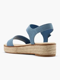 Blauwe Sandaal