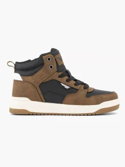 Bruine Hoge Sneaker