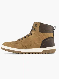 Bruine Hoge Sneaker