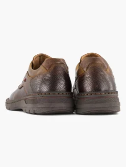Bruine Leren Veterschoen