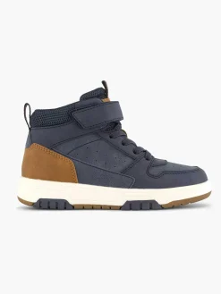 Donkerblauwe Hoge Sneaker