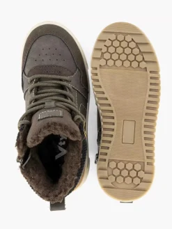 Donkerbruine Hoge Sneaker