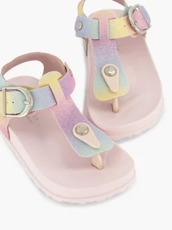 Gekleurde Glitter Sandaal