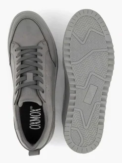 Grijze Leren Sneaker