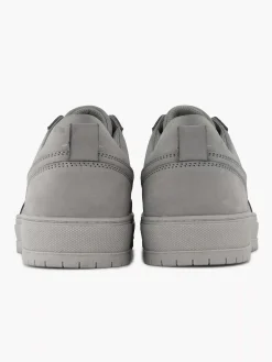 Grijze Leren Sneaker