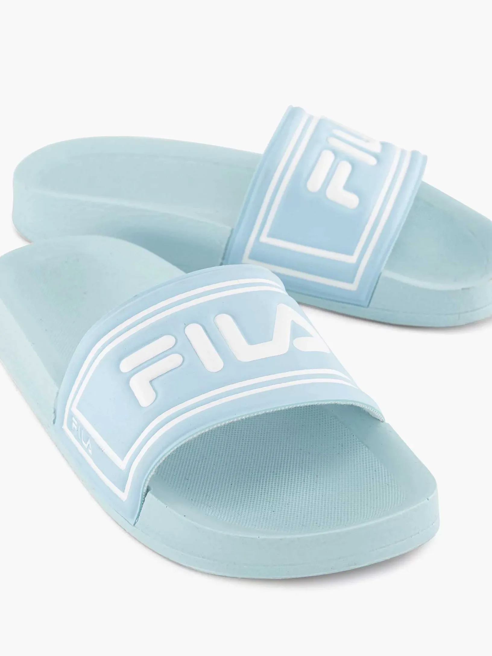 Lichtblauwe Badslipper