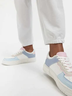 Lichtblauwe Platform Sneaker