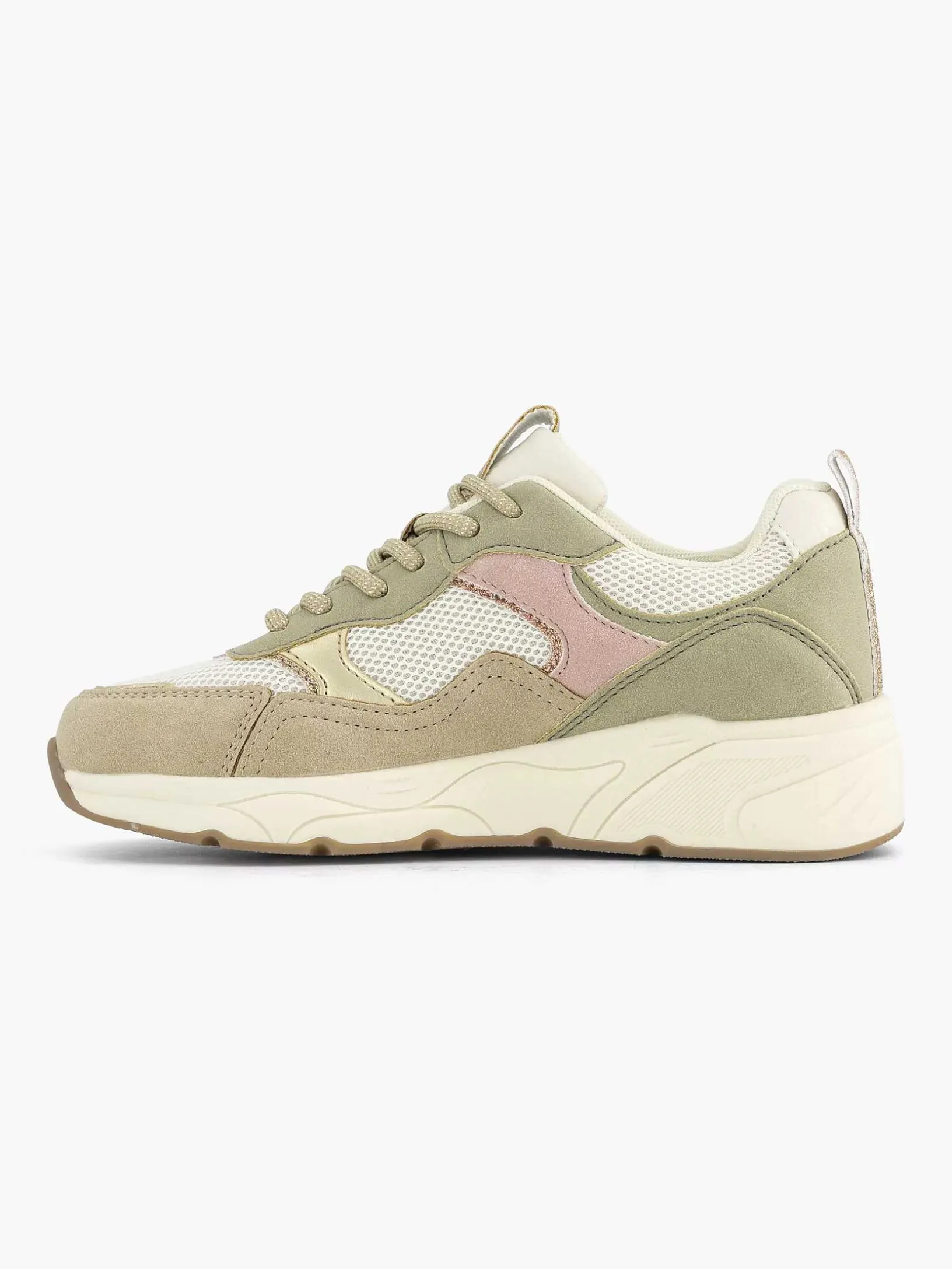 Lichtgroene Chunky Sneaker