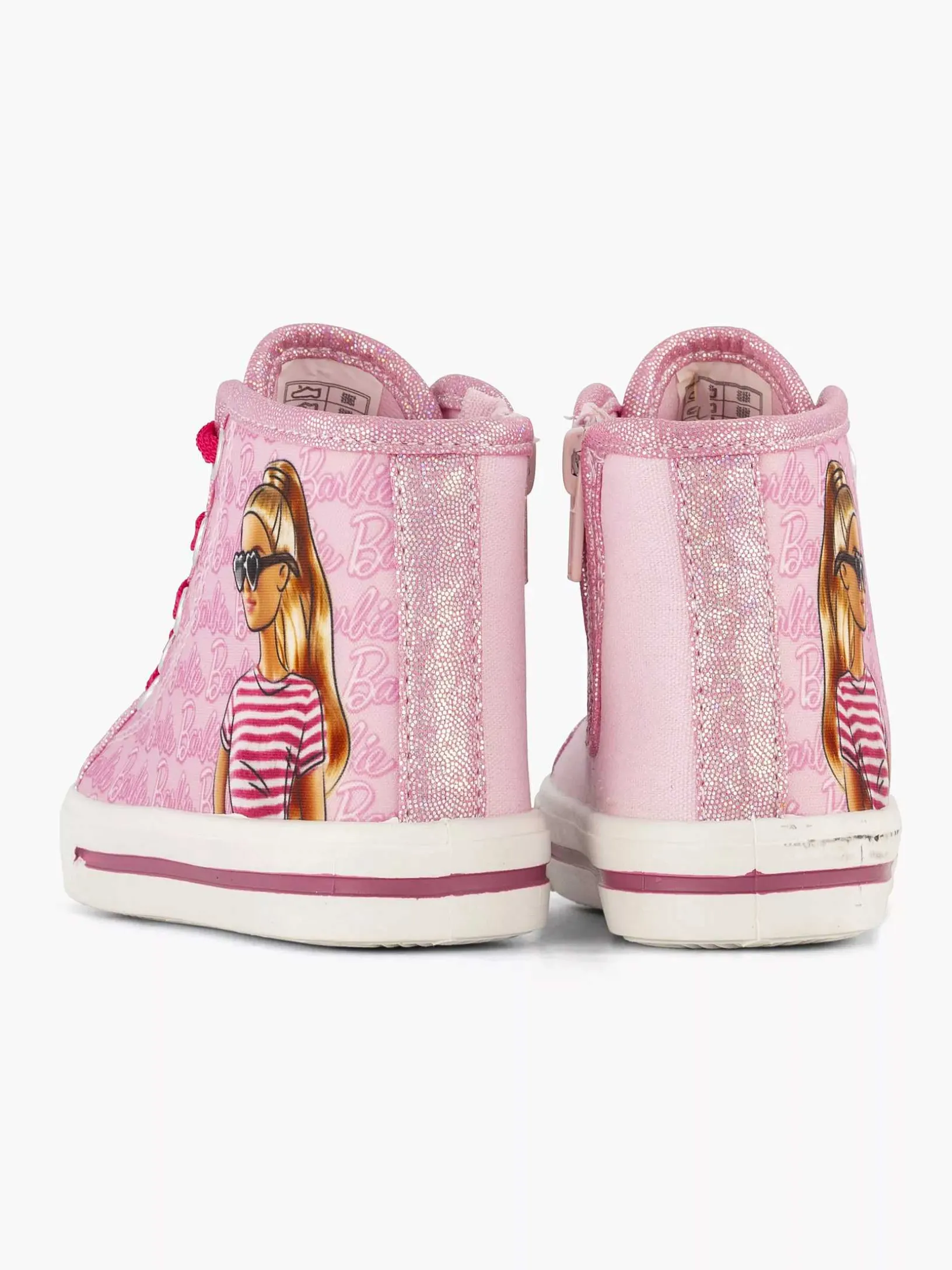 Roze Hoge Sneaker