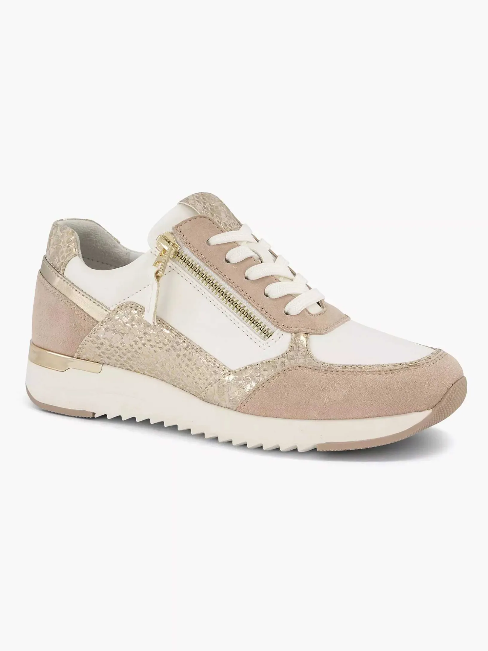 Roze Leren Sneaker