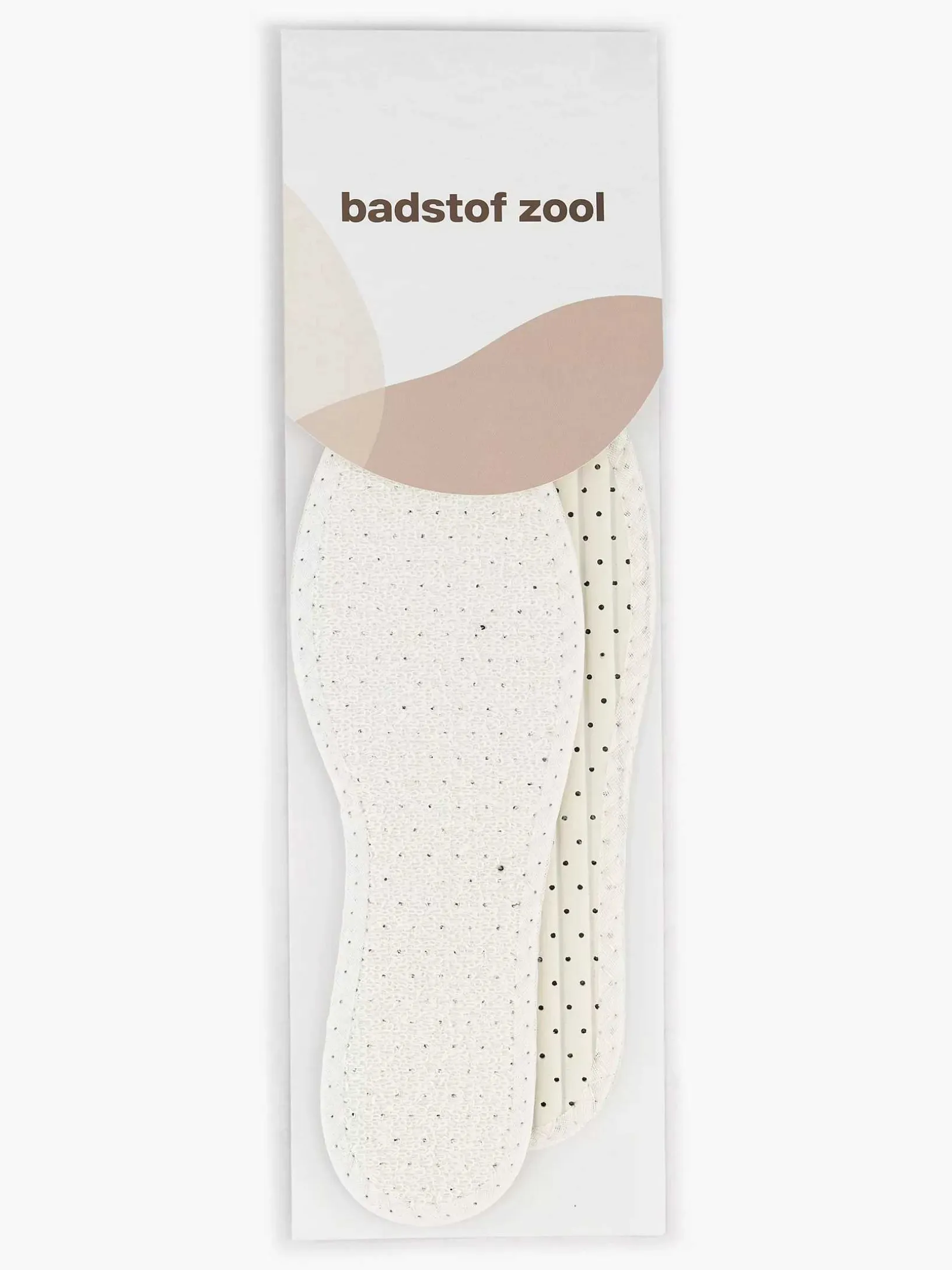 Witte Badstof Zool 35-36