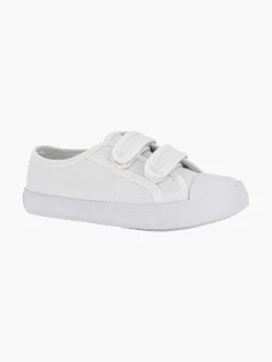 Witte Gymschoen Klittenband