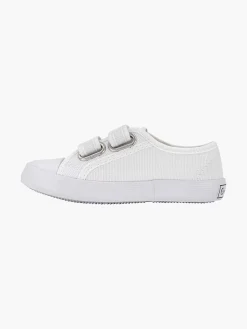 Witte Gymschoen Klittenband