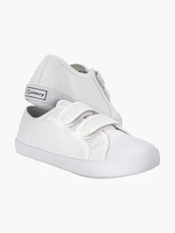Witte Gymschoen Klittenband