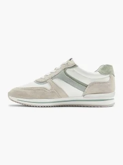 Witte Leren Comfort Sneaker