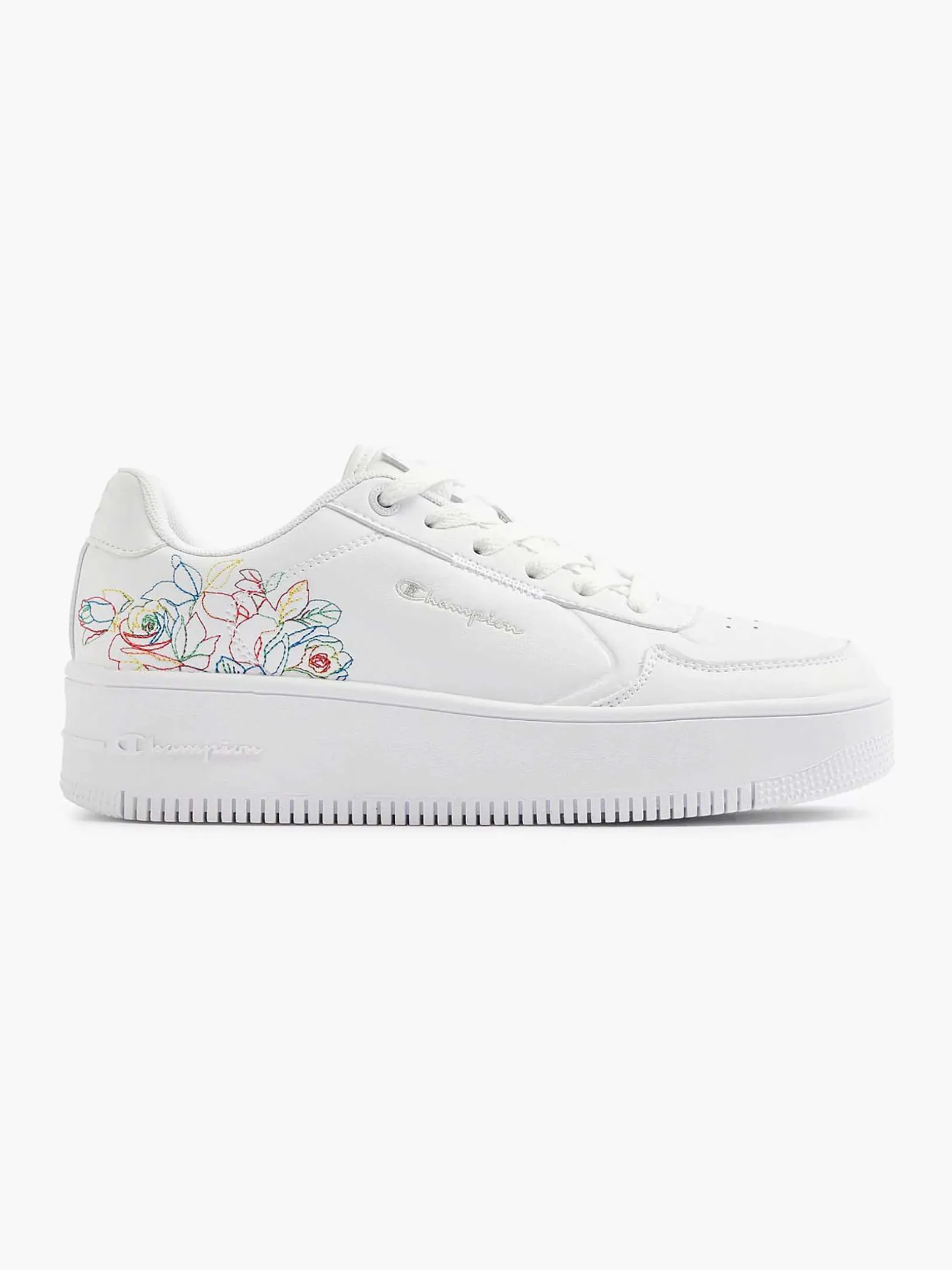 Witte Low Cut Shoe Rebound Platform