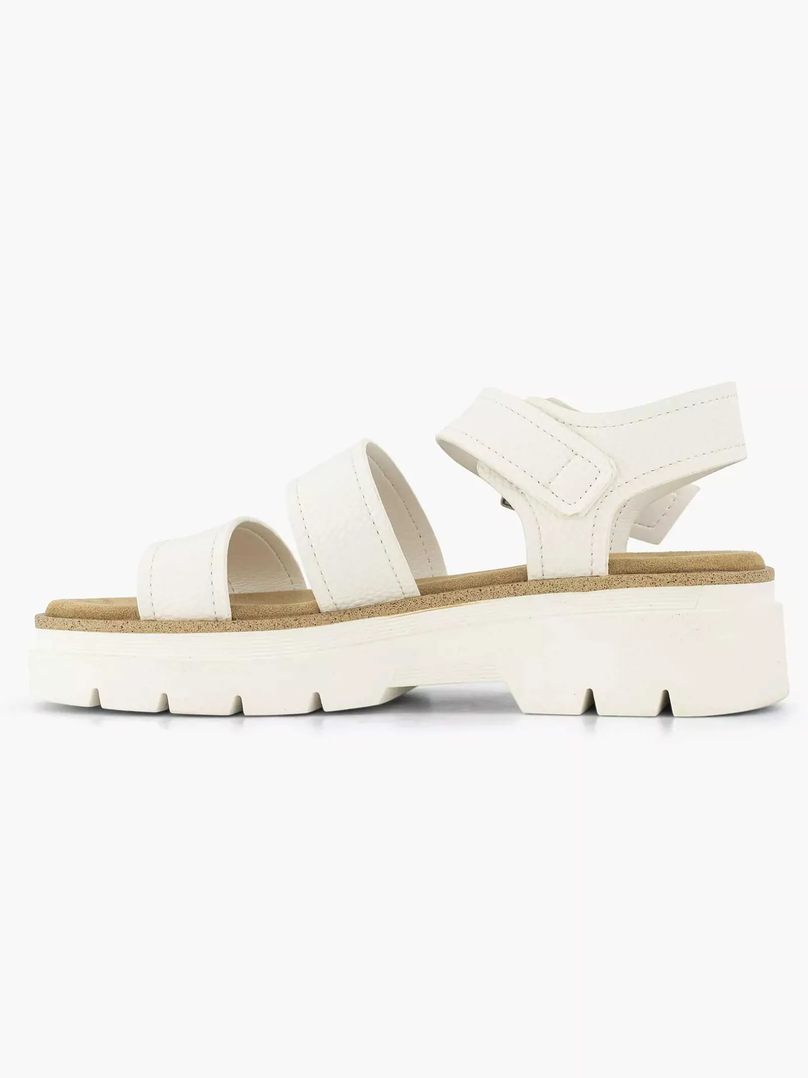 Witte Platform Sandaal