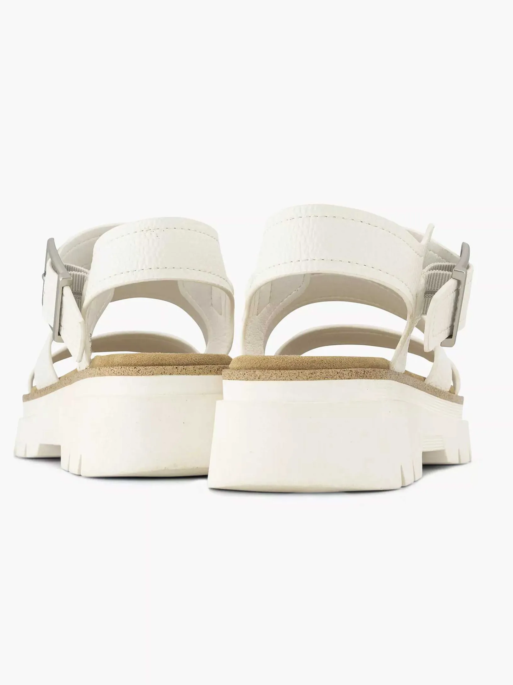 Witte Platform Sandaal