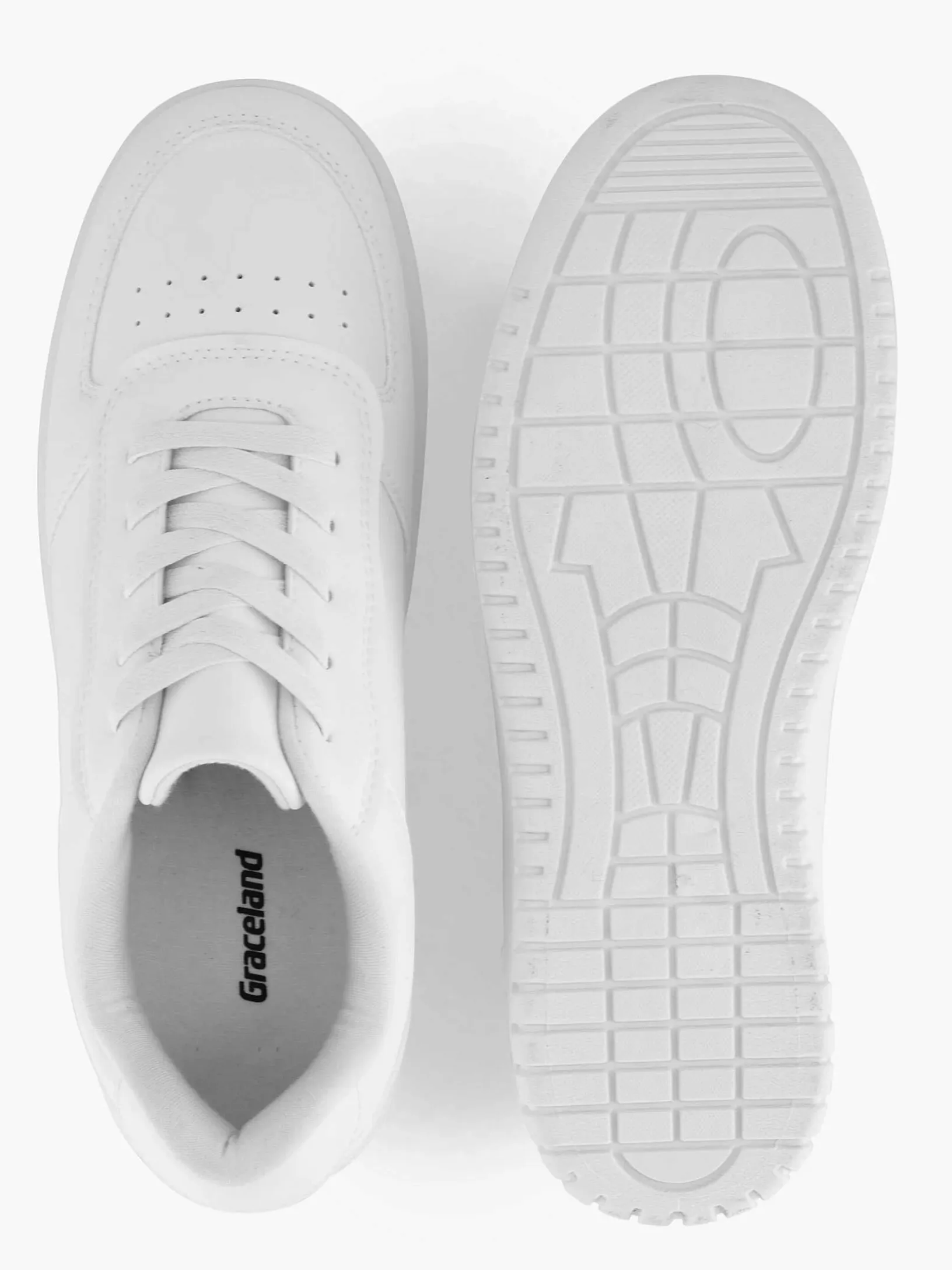 Witte Platform Sneaker
