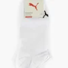 Witte Puma Sneaker Plain 3 Pak 39-42