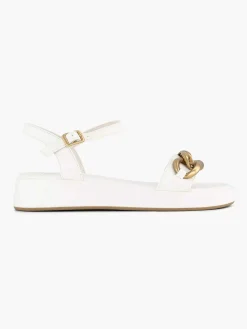 Witte Sandaal Sierketting