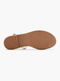 Witte Sandaal Sierketting