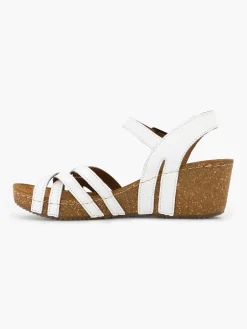 Witte Sandaal Sleehak