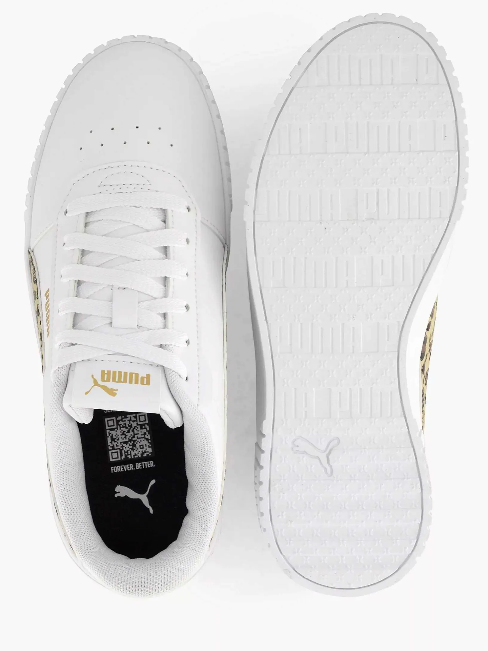 Witte Sneaker Carina 2.0 Animal Update Jr