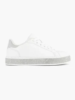 Witte Sneaker Steentjes