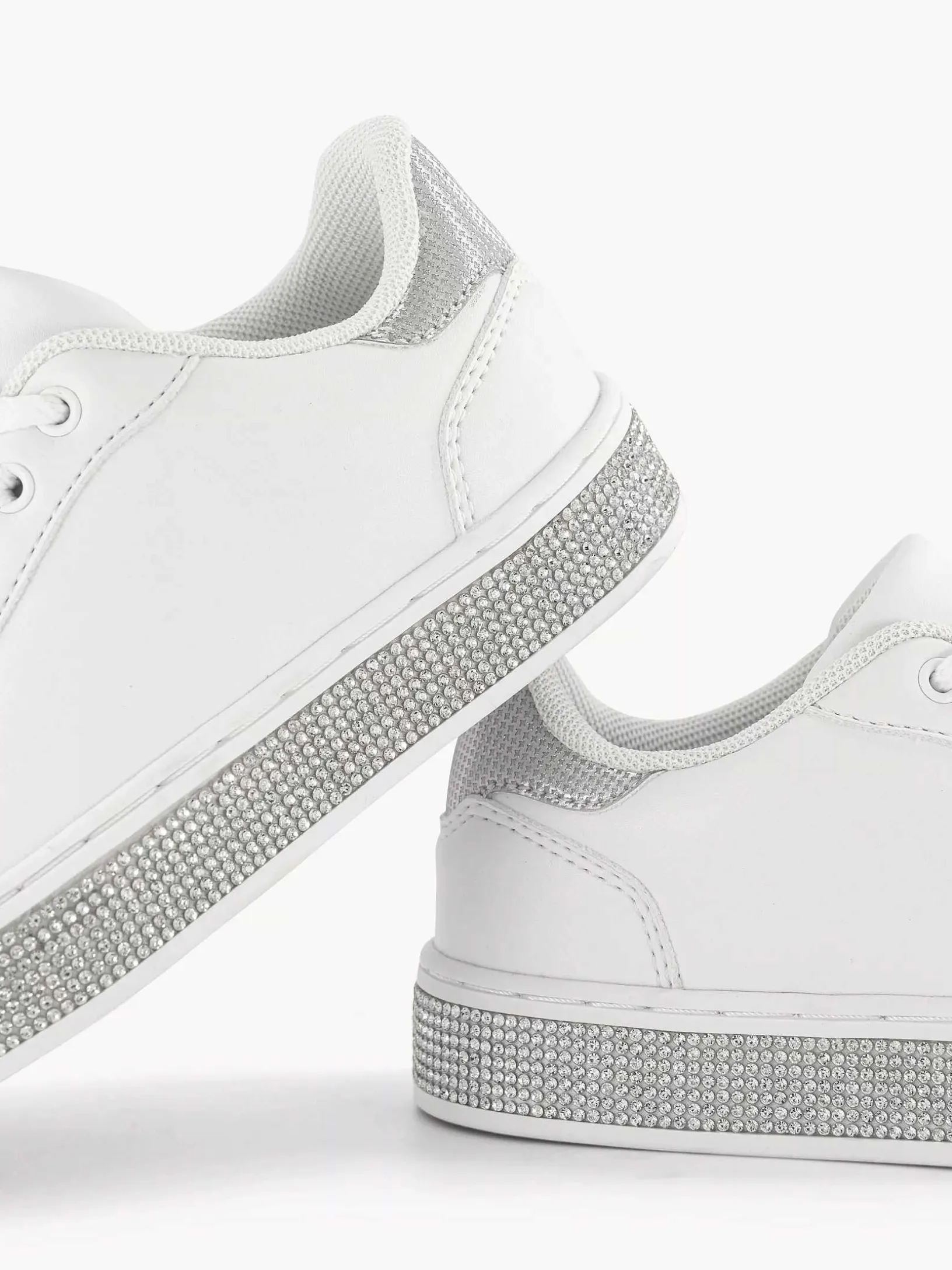 Witte Sneaker Steentjes