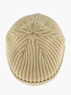 Zandkleurige Puma Classic Cuff Beanie