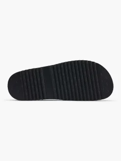 Zwarte Badslipper