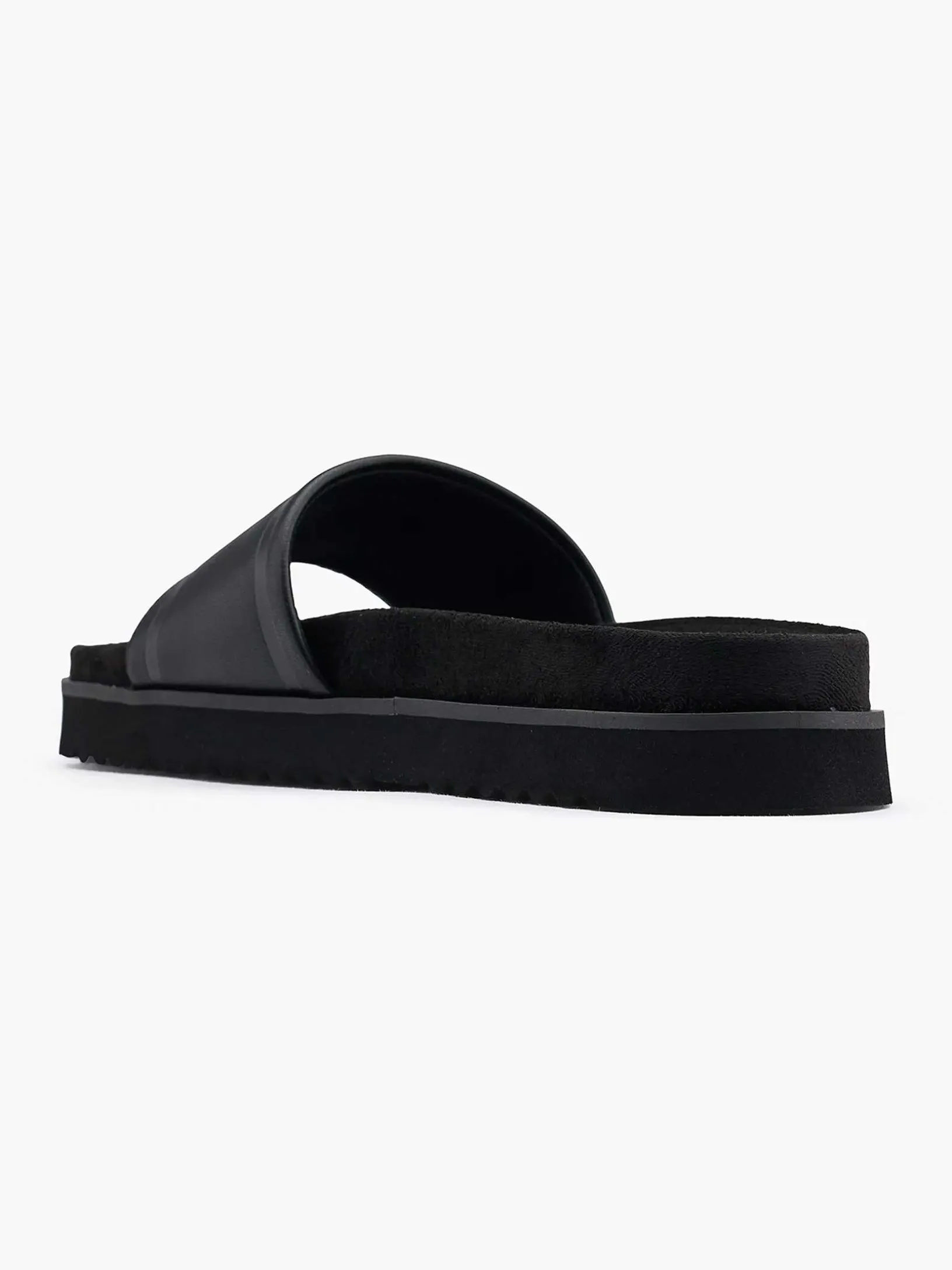 Zwarte Badslipper