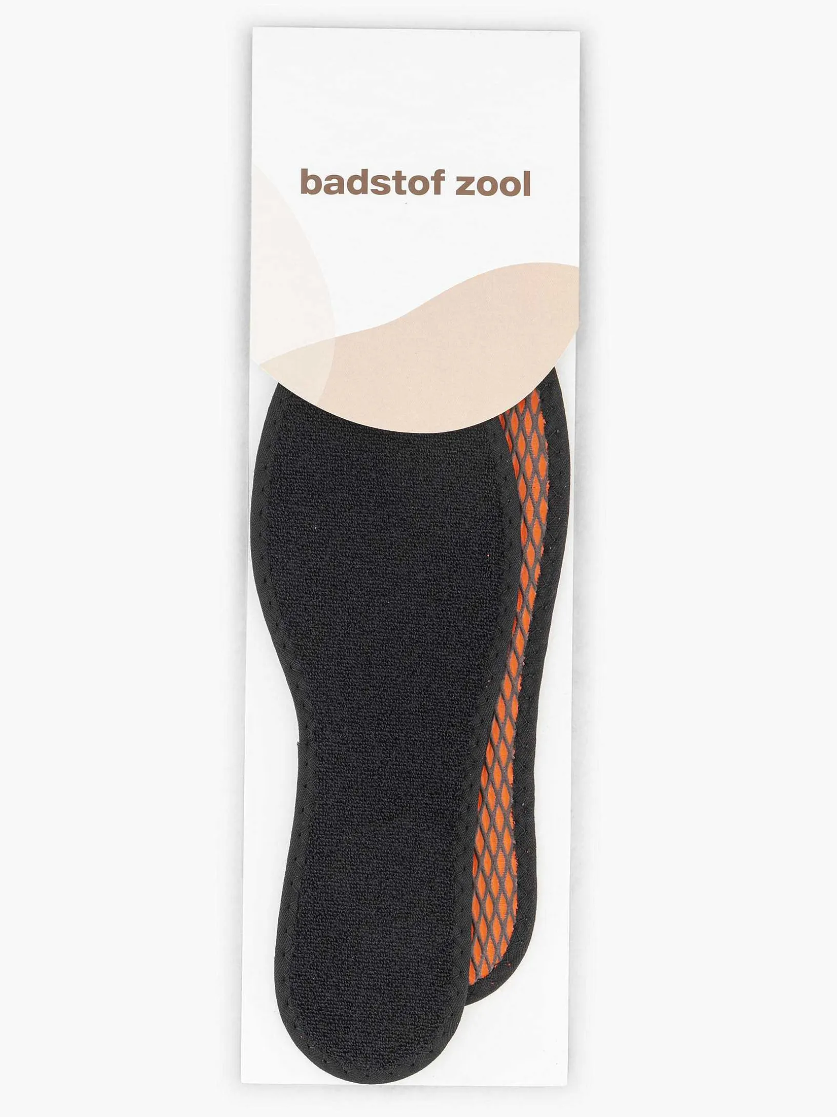 Zwarte Badstof Zool 33-34