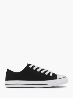 Zwarte Canvas Sneaker